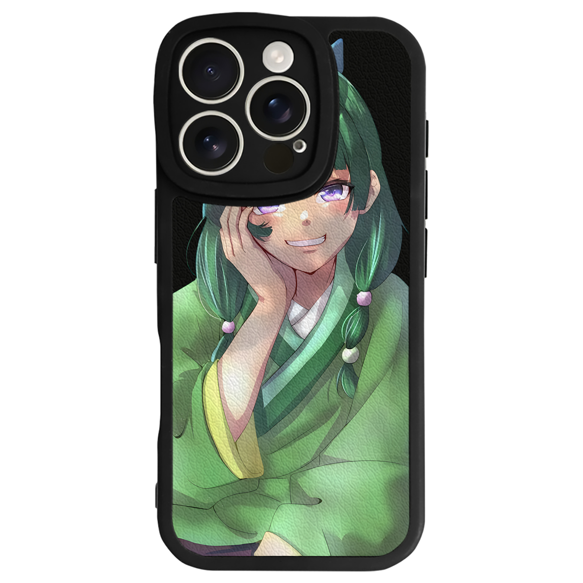 （画像用） 薬屋のひとりごと The Apothecary Diaries 【iPhone 16シリーズ対応】シリコンスマホケース（レザー調） 材質：シリコン